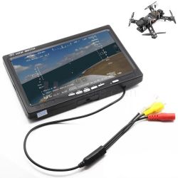 NO blue 7" LCD дисплей 1024x600 для FPV, авто, DJI Phantom, ZMR250, QAV250, 7 дюймов