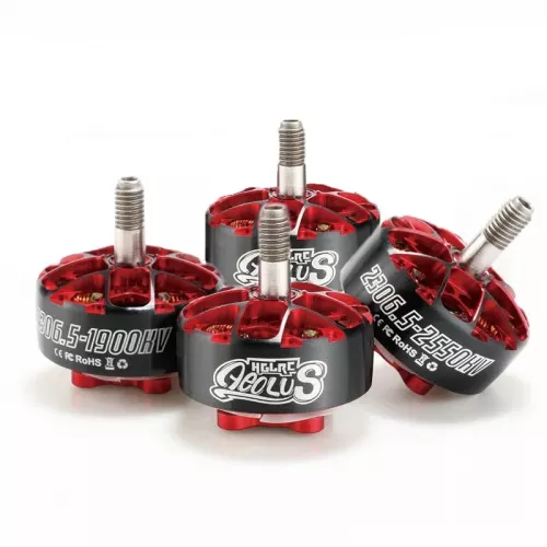 1/4 шт. HGLRC Aeolus 2306.5 6S/1900KV 4S/2550KV бесколлекторный мотор для FPV дрона, RC модели