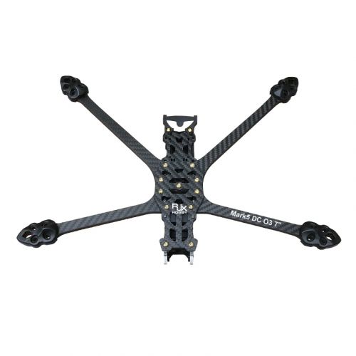 Карбоновая рама RJXHOBBY Mark5 DC O3, 319мм, твилл, матовая, 7 дюймов, для дальних FPV полётов