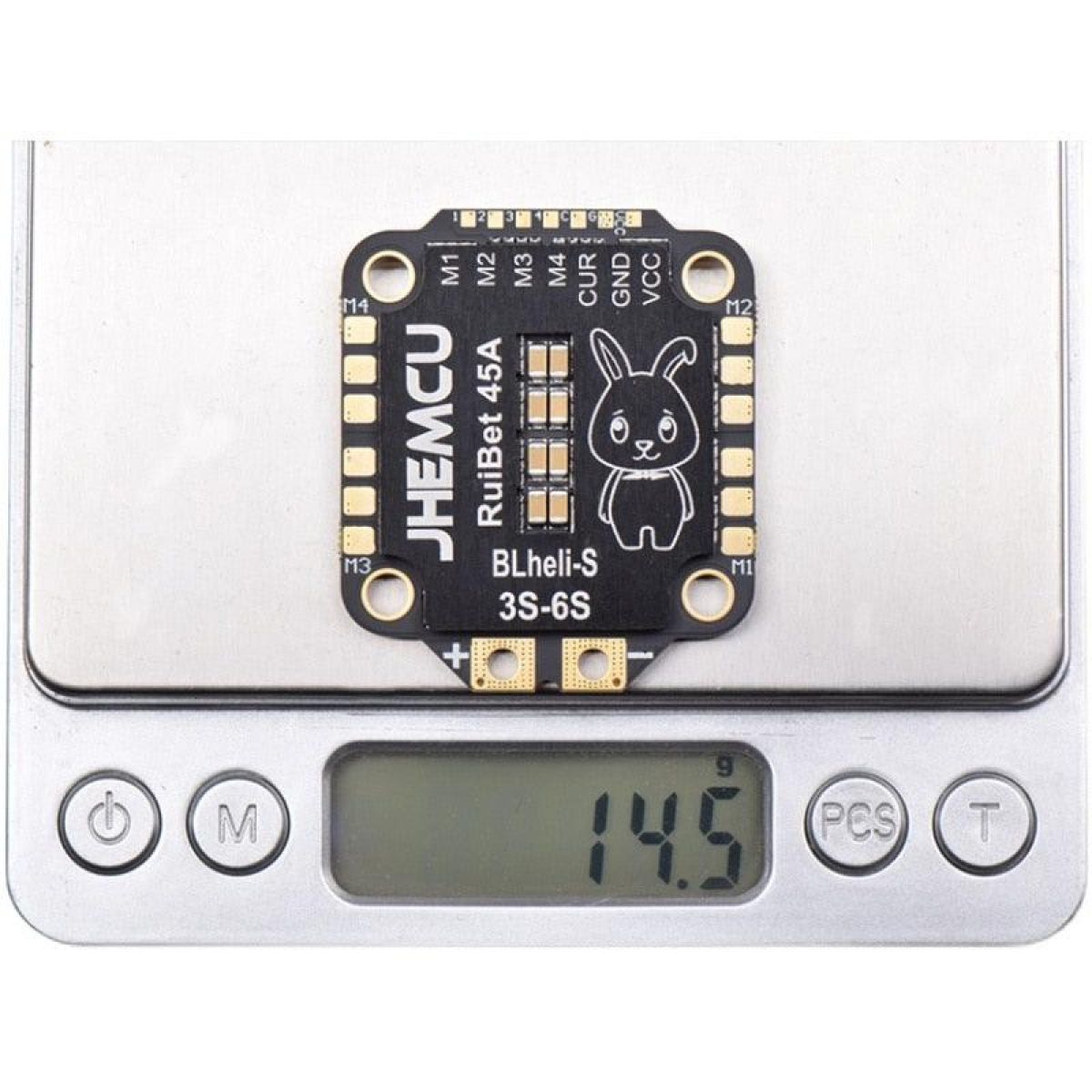 FPV стек JHEMCU RuiBet 45A/55A BLHELI_S Dshot600 3-6S 4в1 ESC 30x30мм для самосборки FPV стек JHEMCU RuiBet 45A/55A BLHELI_S Dshot600 3-6S 4в1 ESC 30x30мм для самосборки
