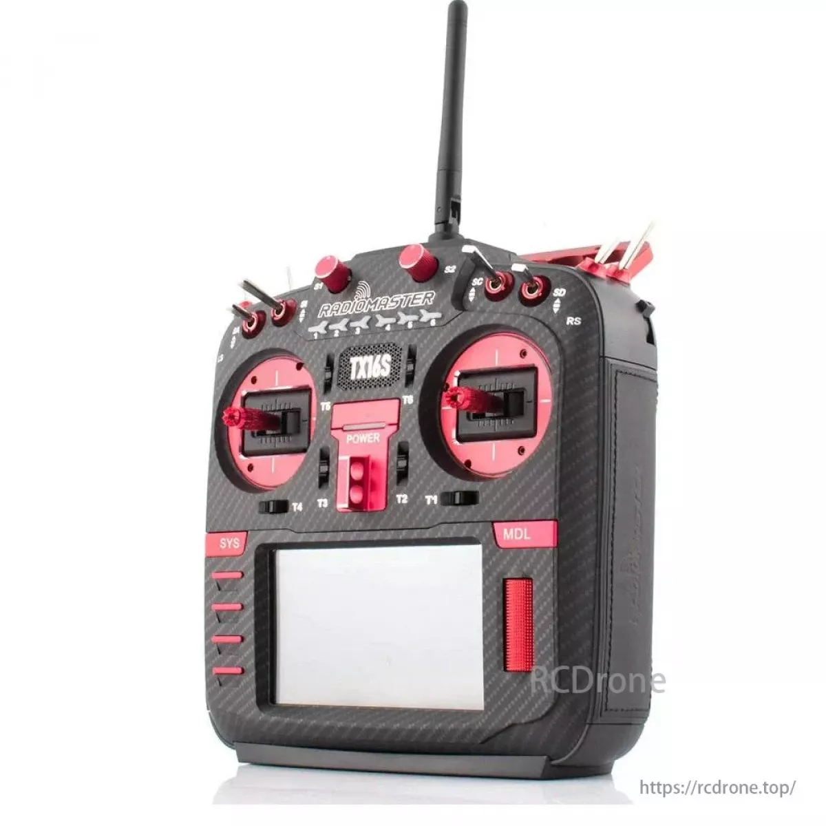 Аппаратура RadioMaster TX16S MKII HALL V4.0 ELRS RED с Hall Gimbals, поддержка EDGETX/OPENTX для дронов Аппаратура RadioMaster TX16S MKII HALL V4.0 ELRS RED с Hall Gimbals, поддержка EDGETX/OPENTX для дронов