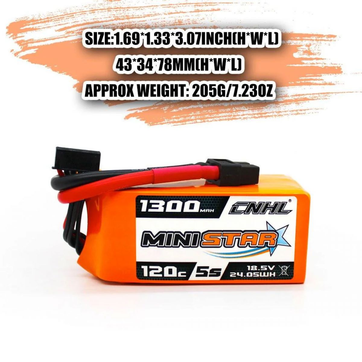 CNHL RC LiPo аккумулятор 2S 4S 5S 6S 7.4–22.2В 1100–1800мАч 70C–120C XT60/Deans для FPV дронов CNHL RC LiPo аккумулятор 2S 4S 5S 6S 7.4–22.2В 1100–1800мАч 70C–120C XT60/Deans для FPV дронов