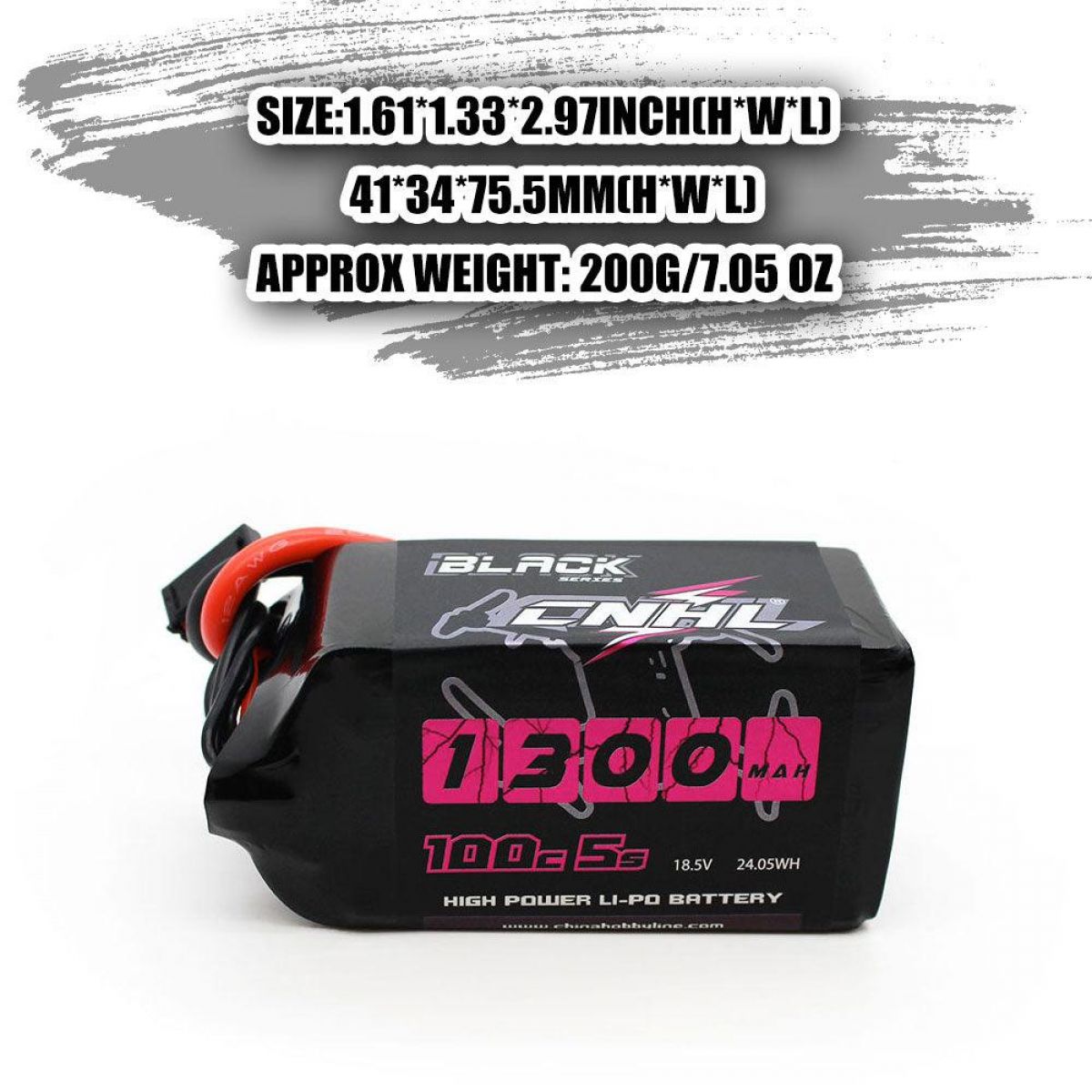 CNHL RC LiPo аккумулятор 2S 4S 5S 6S 7.4–22.2В 1100–1800мАч 70C–120C XT60/Deans для FPV дронов CNHL RC LiPo аккумулятор 2S 4S 5S 6S 7.4–22.2В 1100–1800мАч 70C–120C XT60/Deans для FPV дронов