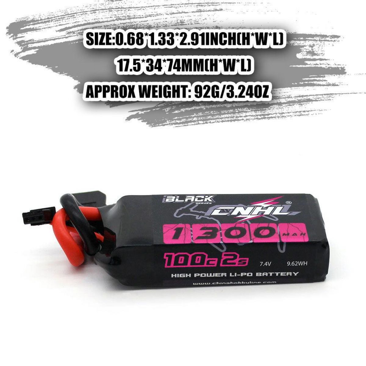 CNHL RC LiPo аккумулятор 2S 4S 5S 6S 7.4–22.2В 1100–1800мАч 70C–120C XT60/Deans для FPV дронов CNHL RC LiPo аккумулятор 2S 4S 5S 6S 7.4–22.2В 1100–1800мАч 70C–120C XT60/Deans для FPV дронов