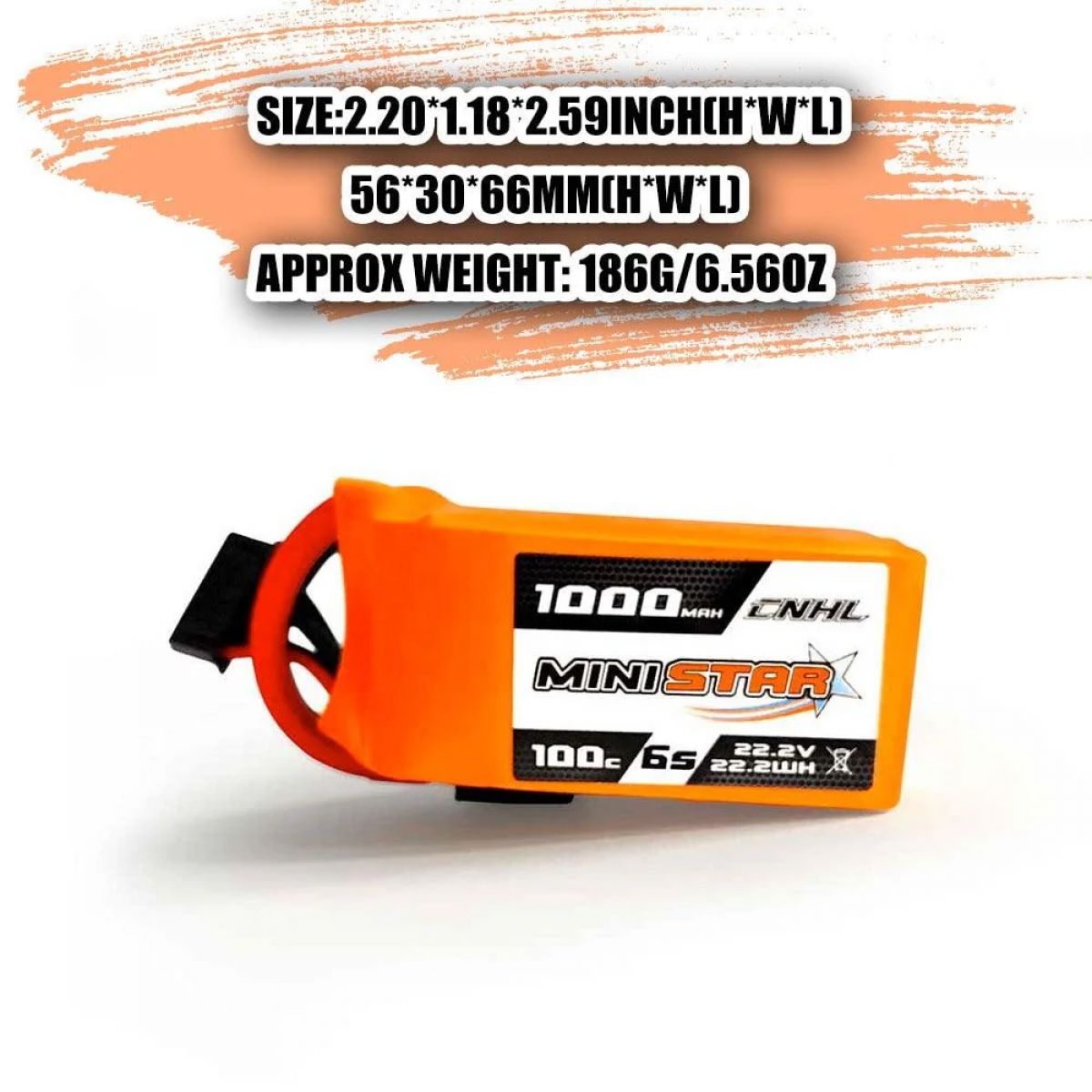 CNHL RC LiPo аккумулятор 2S 4S 5S 6S 7.4–22.2В 1100–1800мАч 70C–120C XT60/Deans для FPV дронов CNHL RC LiPo аккумулятор 2S 4S 5S 6S 7.4–22.2В 1100–1800мАч 70C–120C XT60/Deans для FPV дронов