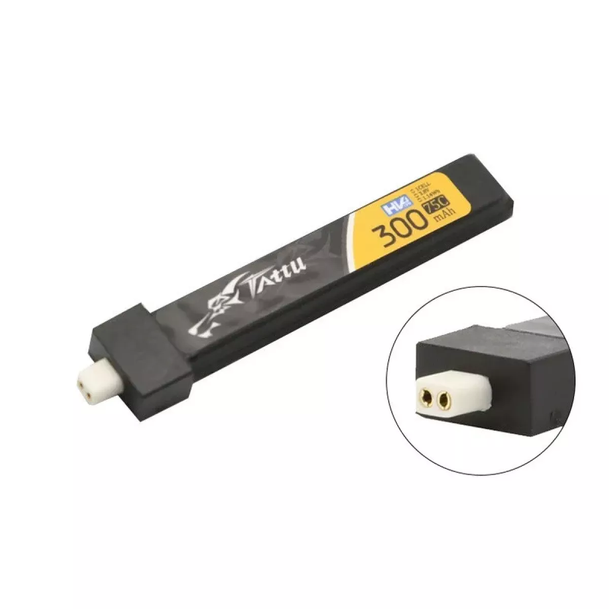 10 шт. TATTU 1S 300mAh 75C 3,8В LiPo аккумуляторы для дронов 10 шт. TATTU 1S 300mAh 75C 3,8В LiPo аккумуляторы для дронов