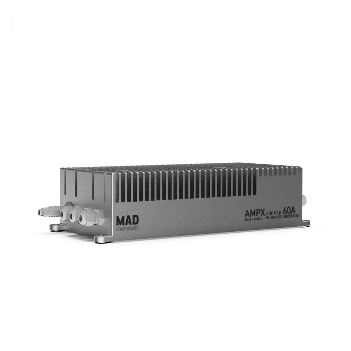 Контроллер скорости MAD FOC IGBT 60A 80–440В для дронов (ESC) Контроллер скорости MAD FOC IGBT 60A 80–440В для дронов (ESC)