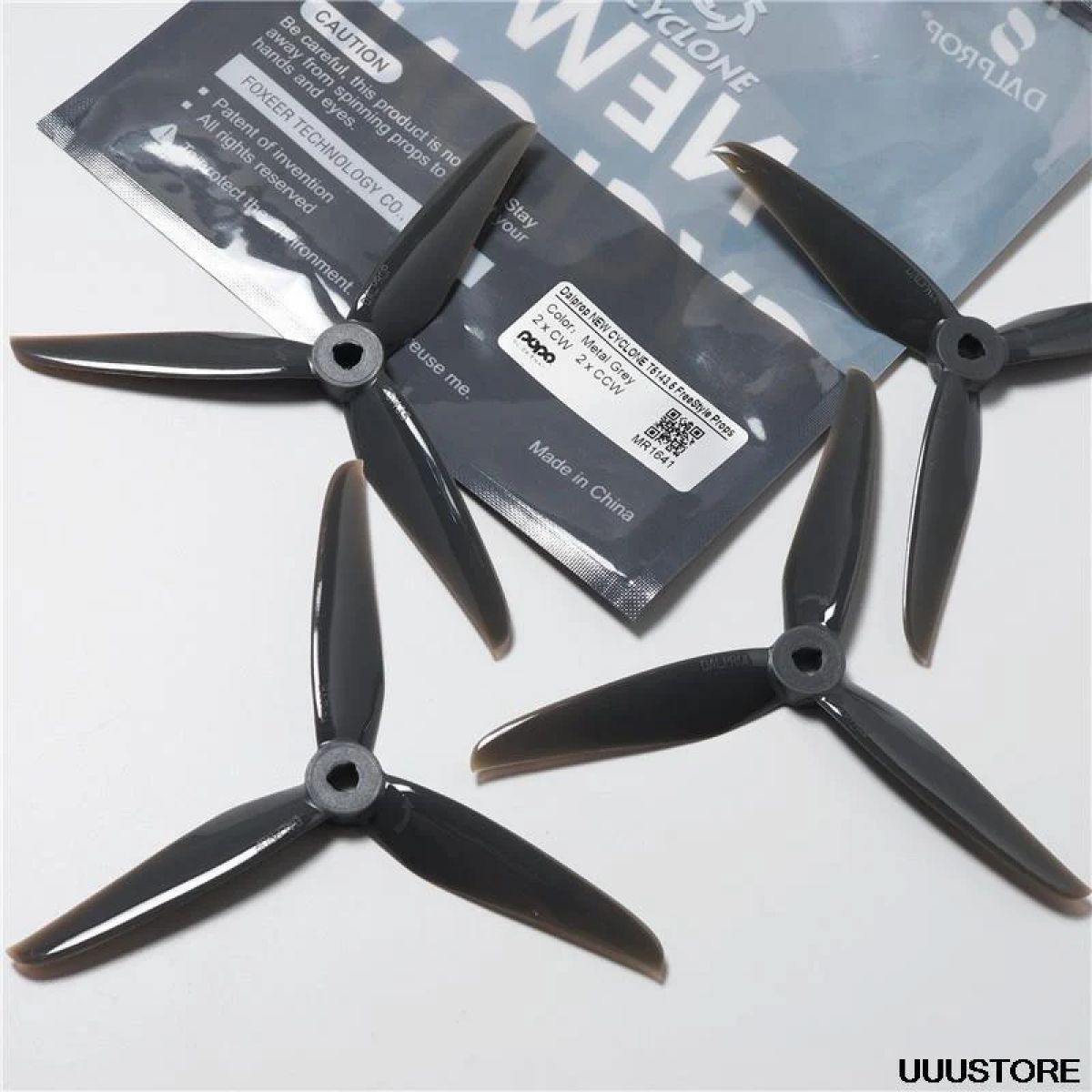 4 шт. Foxeer DALPROP Cyclone T5143.5 V2 5.1 пропеллер 5мм POPO для FPV Freestyle гонок дронов 4 шт. Foxeer DALPROP Cyclone T5143.5 V2 5.1 пропеллер 5мм POPO для FPV Freestyle гонок дронов