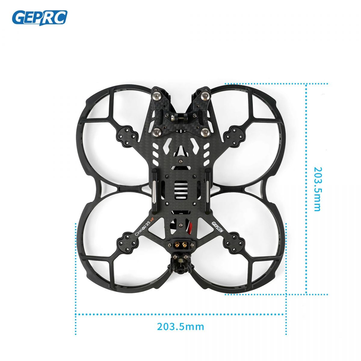 Рама для дрона GEPRC GEP-CL35 V2 142мм, 3.5" FPV, совместима с CineLog35 V2 Рама для дрона GEPRC GEP-CL35 V2 142мм, 3.5" FPV, совместима с CineLog35 V2
