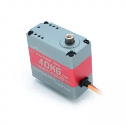 Серво JX RD-B7640MI-360, 8.4В, 40кг, 0.11с/60°, 360°, бесщеточный, магнитная индукция, CNC, алюминий