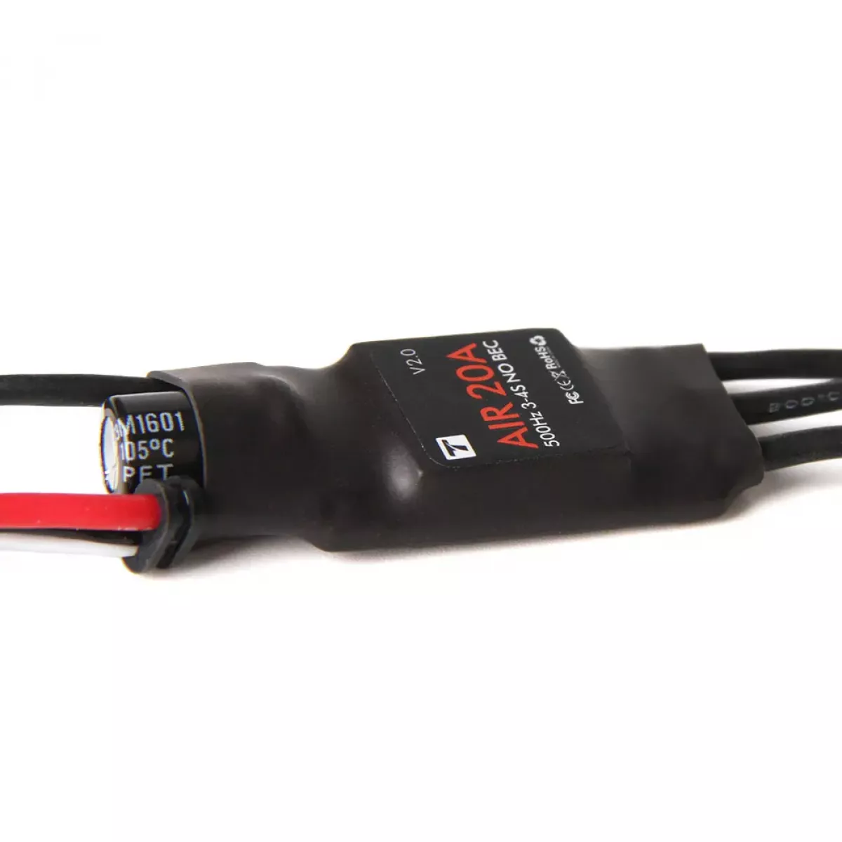 T-MOTOR ESC Air 20A ESC — Бесколлекторный регулятор скорости для мультикоптеров (3-4S, 600Гц, без BEC) T-MOTOR ESC Air 20A ESC — Бесколлекторный регулятор скорости для мультикоптеров (3-4S, 600Гц, без BEC)
