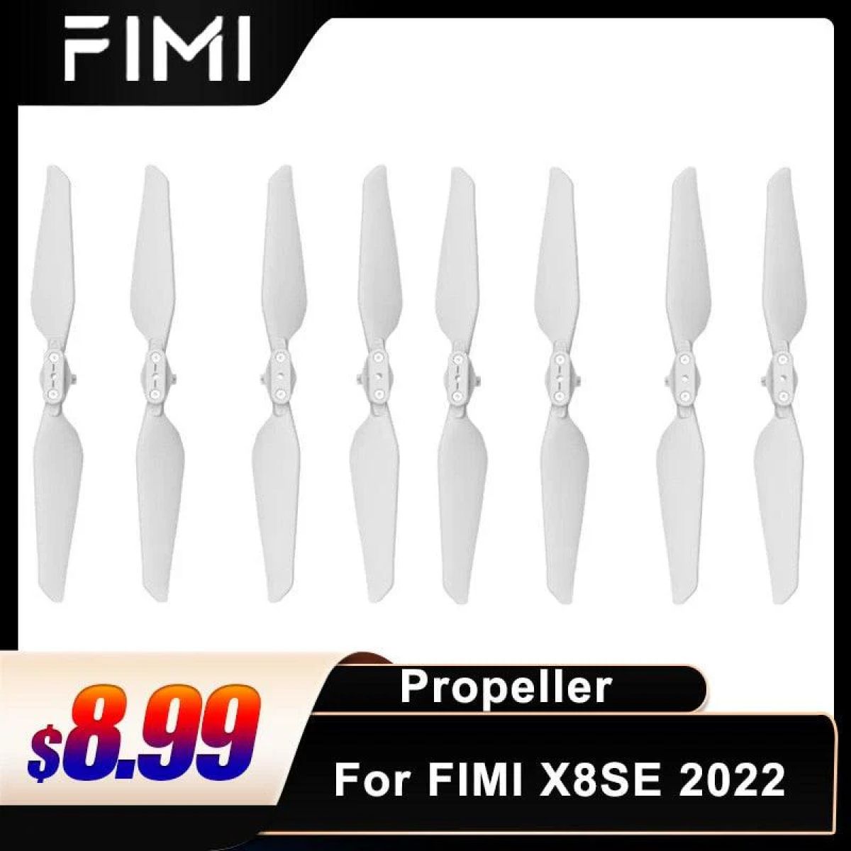 8 шт. пропеллеров для FIMI X8SE 2022 v2, складные лопасти для дрона, аксессуары оптом 8 шт. пропеллеров для FIMI X8SE 2022 v2, складные лопасти для дрона, аксессуары оптом