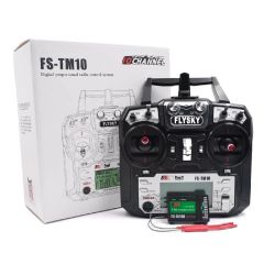 Пульт Flysky FS-TM10 2.4G 10CH AFHDS с приёмником FS-IA10B для RC вертолёта, самолёта, планёра