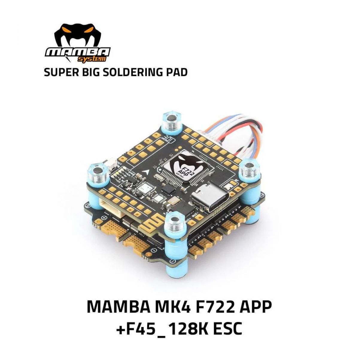 Стек полётного контроллера Diatone MAMBA F722 APP MK4 WIFI/DJI + 4в1 ESC F7 45A/55A/65A 128K BLHeli32 6S Стек полётного контроллера Diatone MAMBA F722 APP MK4 WIFI/DJI + 4в1 ESC F7 45A/55A/65A 128K BLHeli32 6S