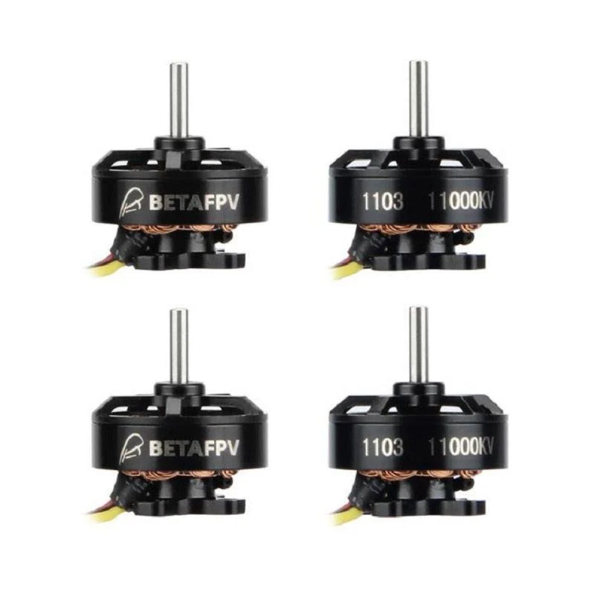 Бесколлекторные моторы BETAFPV 1103 11000KV-2S для FPV дрона Cetus X, гоночный RC квадрокоптер Бесколлекторные моторы BETAFPV 1103 11000KV-2S для FPV дрона Cetus X, гоночный RC квадрокоптер