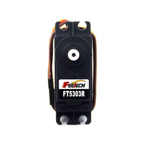 FEETECH FT5303R — аналоговый сервопривод 3В/6В, 3.0кг·см, пластик, 360°, непрерывное вращение
