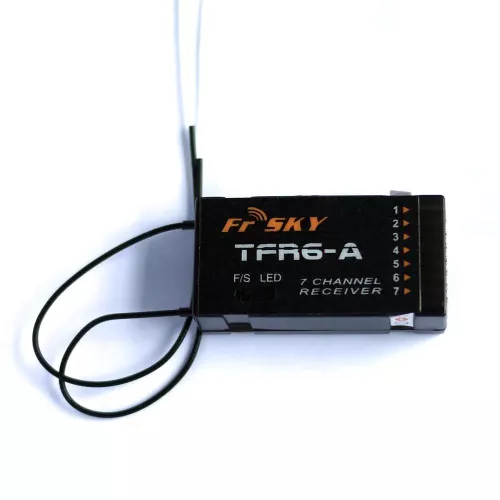 FrSky TFR6-A приёмник 2.4G 7-канальный, совместим с Futaba FASST (горизонтальные разъёмы)