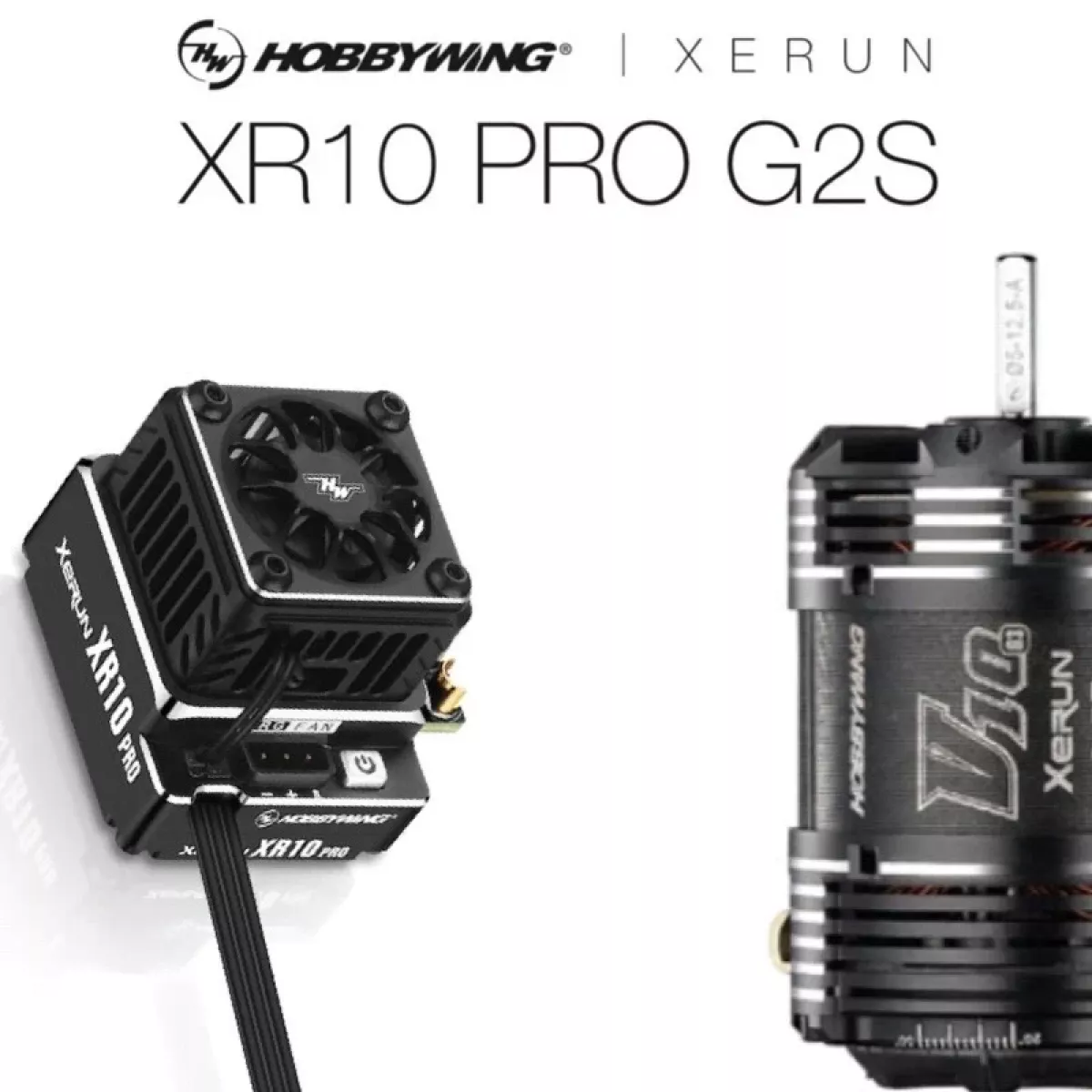 Комбо Hobbywing XERUN XR10 Pro G2S ESC с бесколлекторным мотором V10 G3/G4 для RC автомобилей