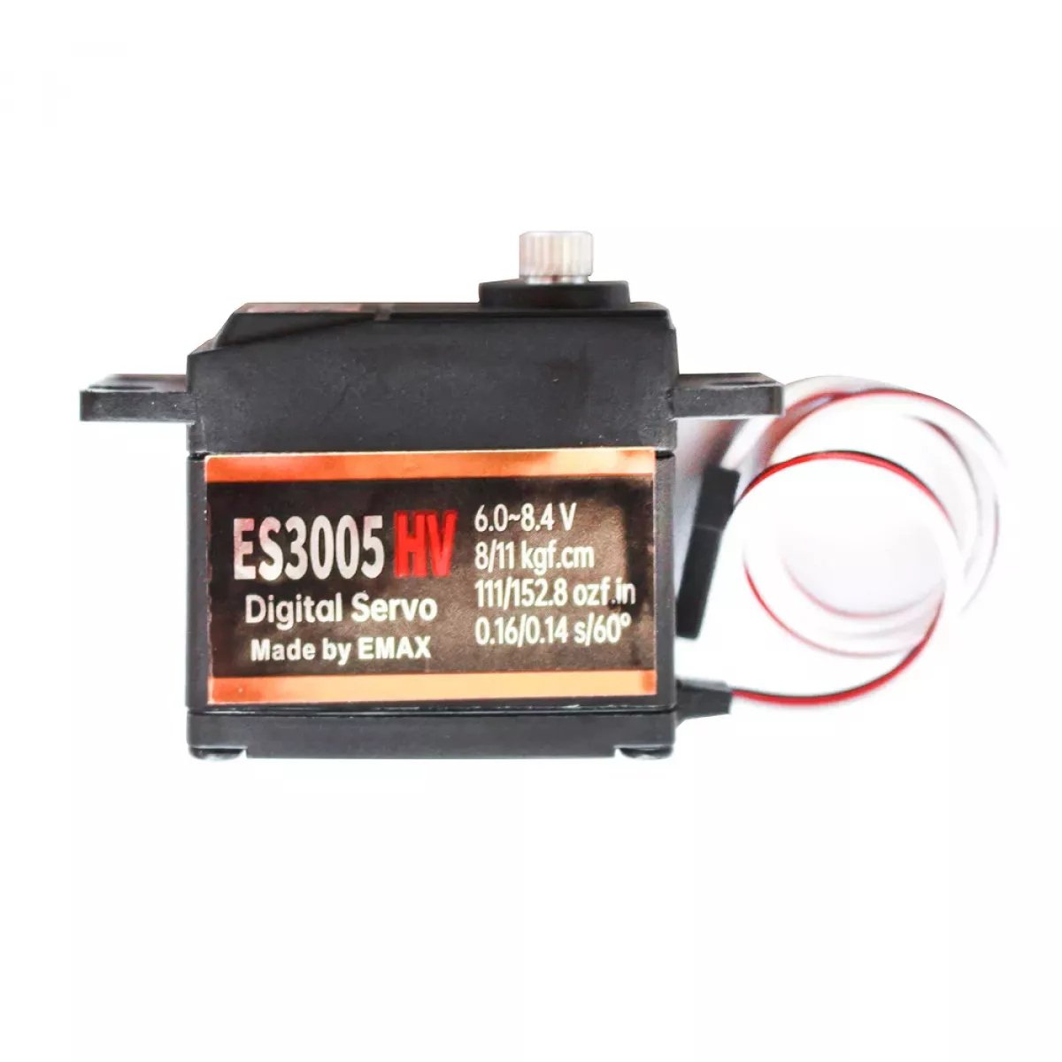 4 шт. EMAX ES3005HV — цифровой сервопривод 8.4В, 11 кг/см, металл-шестерни, универсальный 4 шт. EMAX ES3005HV — цифровой сервопривод 8.4В, 11 кг/см, металл-шестерни, универсальный