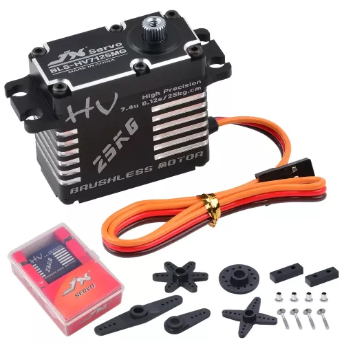 JX Servo BLS-HV7125MG — 25КГ бесколлекторный цифровой серво с металлическими шестернями для RC авто
