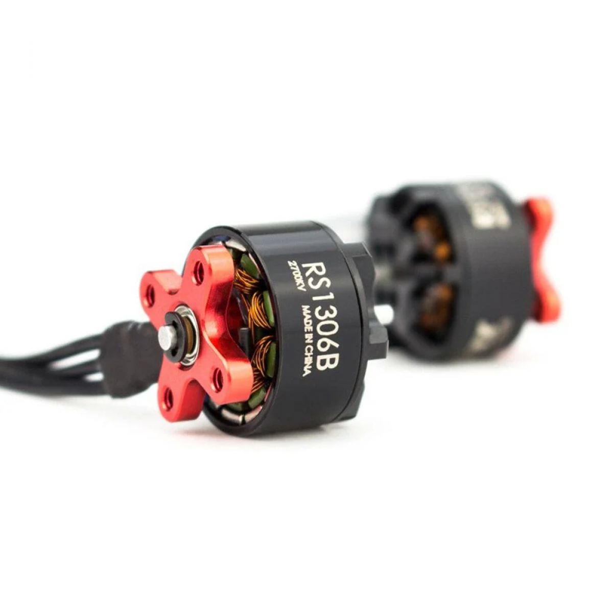 Бесколлекторный мотор EMAX RS1306B V2 3-4S для FPV дрона, мультикоптера, RC самолёта Бесколлекторный мотор EMAX RS1306B V2 3-4S для FPV дрона, мультикоптера, RC самолёта