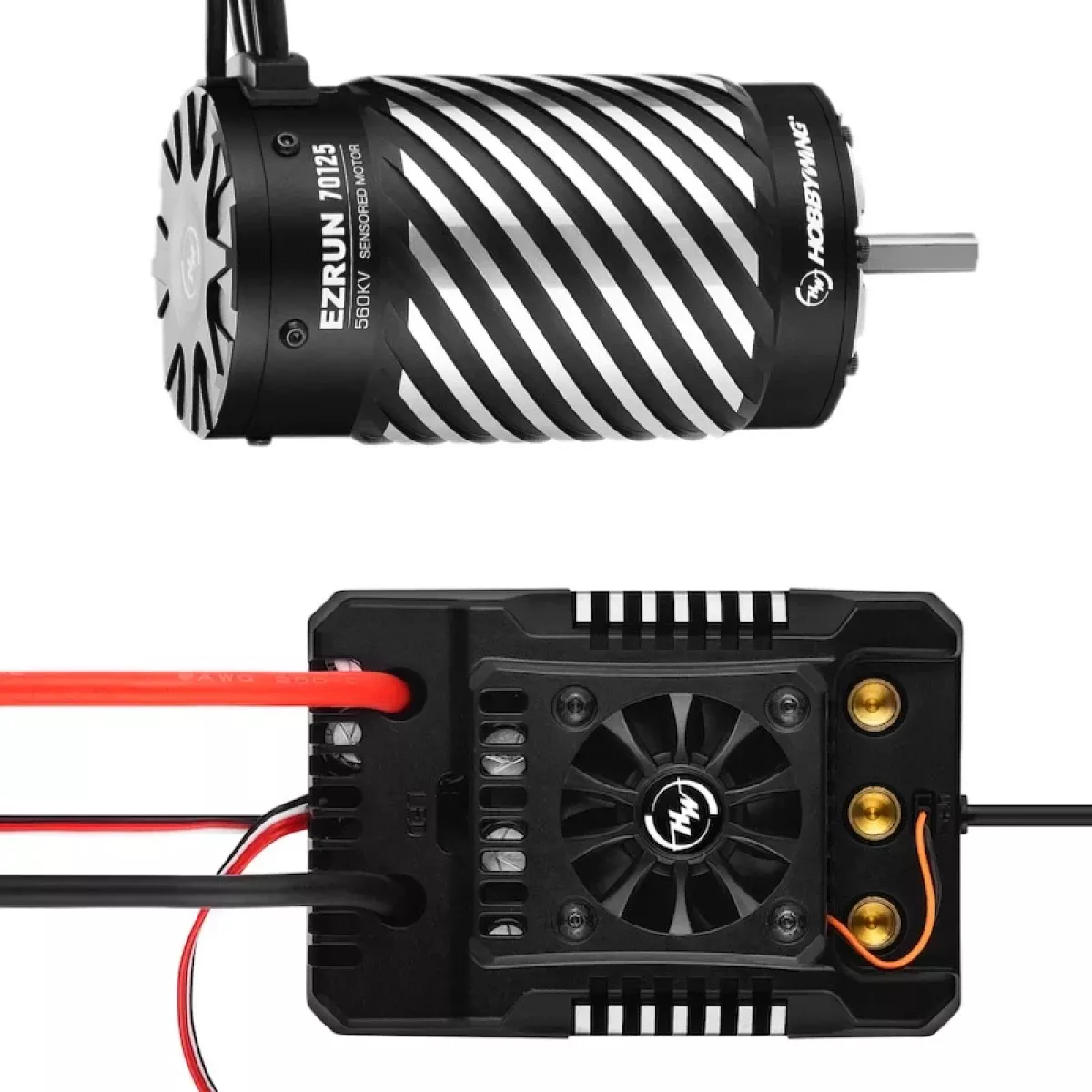 Комбо Hobbywing EzRun MAX4 — мотор 70125 560KV и регулятор Max4 ESC для RC авто и грузовика Комбо Hobbywing EzRun MAX4 — мотор 70125 560KV и регулятор Max4 ESC для RC авто и грузовика