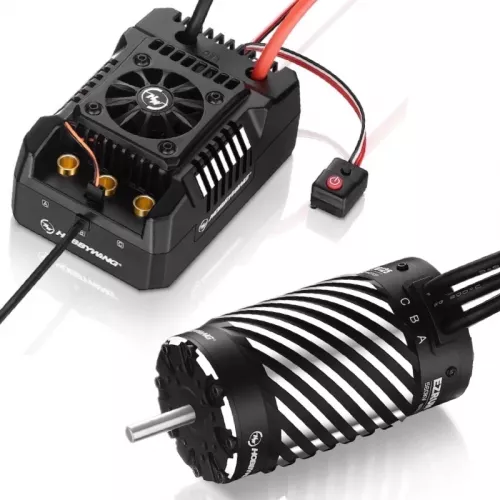 Комбо Hobbywing EzRun MAX4 — мотор 70125 560KV и регулятор Max4 ESC для RC авто и грузовика