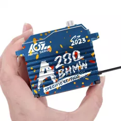 Юбилейный AGFRC A280BHMW - 78KG Влагозащищённый бесколлекторный серво для 1/5 RC авто, самолётов, лодок
