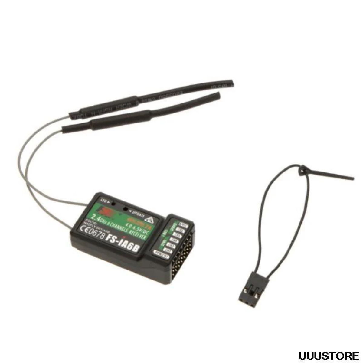 Приёмник FLYSKY IA6B 2.4G 6CH PPM с IBus для FS-i6, FS-i10, I6X, I6S, дрона, самолёта, вертолёта Приёмник FLYSKY IA6B 2.4G 6CH PPM с IBus для FS-i6, FS-i10, I6X, I6S, дрона, самолёта, вертолёта