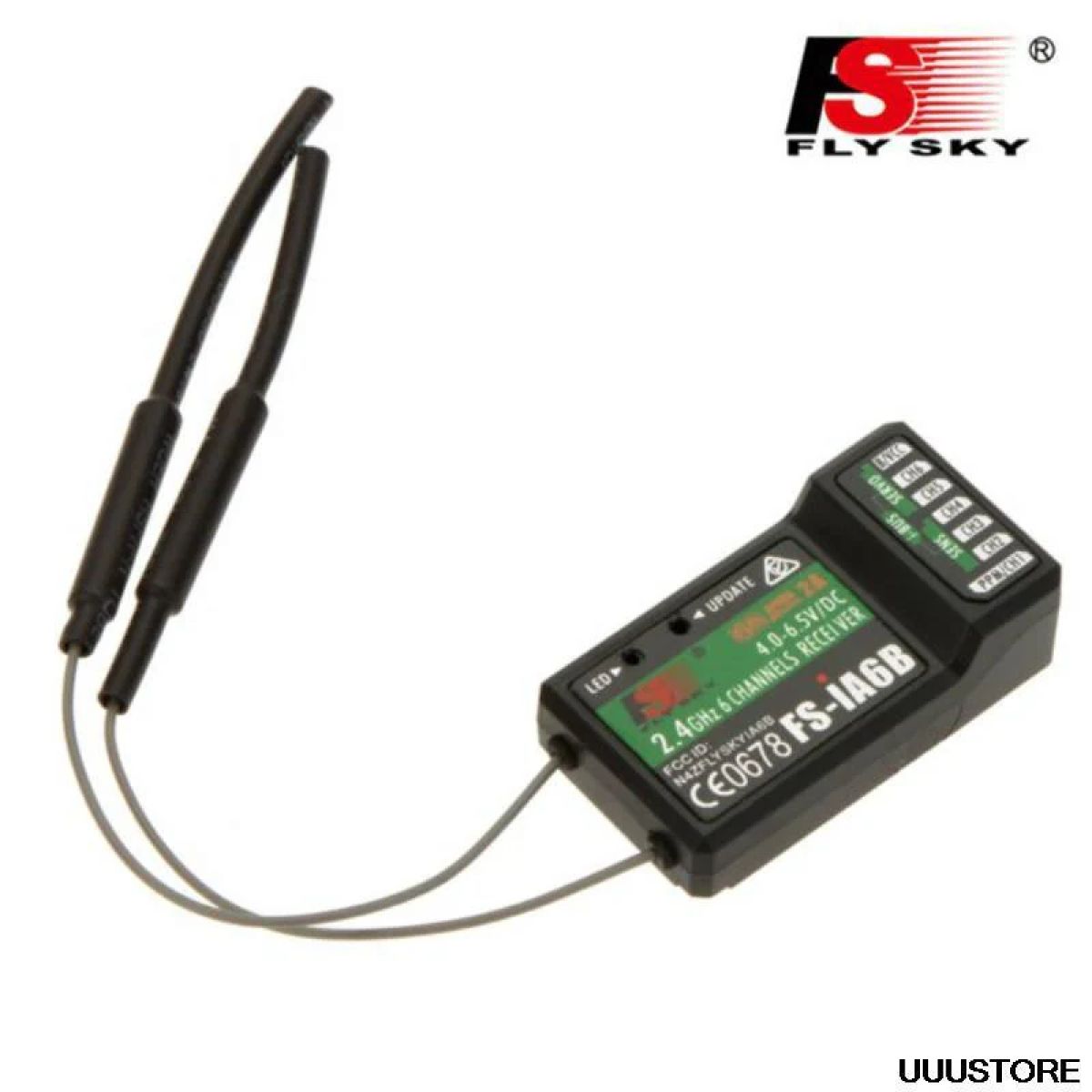 Приёмник FLYSKY IA6B 2.4G 6CH PPM с IBus для FS-i6, FS-i10, I6X, I6S, дрона, самолёта, вертолёта Приёмник FLYSKY IA6B 2.4G 6CH PPM с IBus для FS-i6, FS-i10, I6X, I6S, дрона, самолёта, вертолёта