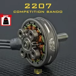 Бесколлекторный мотор AMAX 2207 Bando 1750KV/1950KV/2050KV/2550KV 4–6S для FPV дрона (усиленная версия)