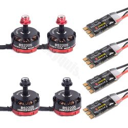Бесколлекторный мотор RS2205 2205 2300KV с ESC LittleBee 20A/30A для FPV гоночного дрона QAV250 X210