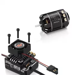 Комбо Hobbywing XeRun XR10 Stock Spec 2-3S ESC и XeRun V10 G4 Spec мотор для RC авто и грузовиков