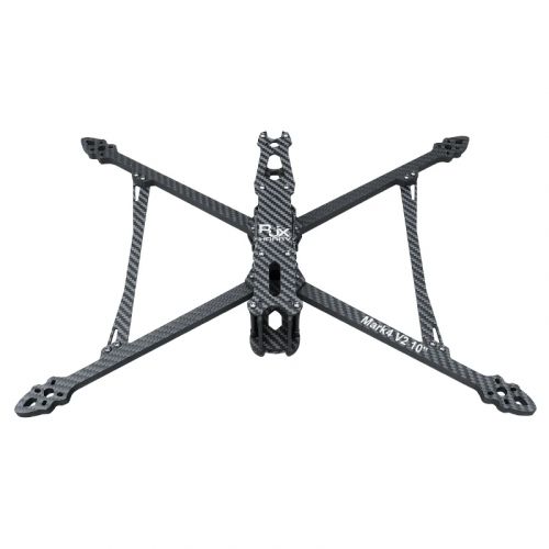 Карбоновая рама RJXHOBBY Mark4 V2 427мм 10" для FPV, твил, матовая, для дальнего полёта