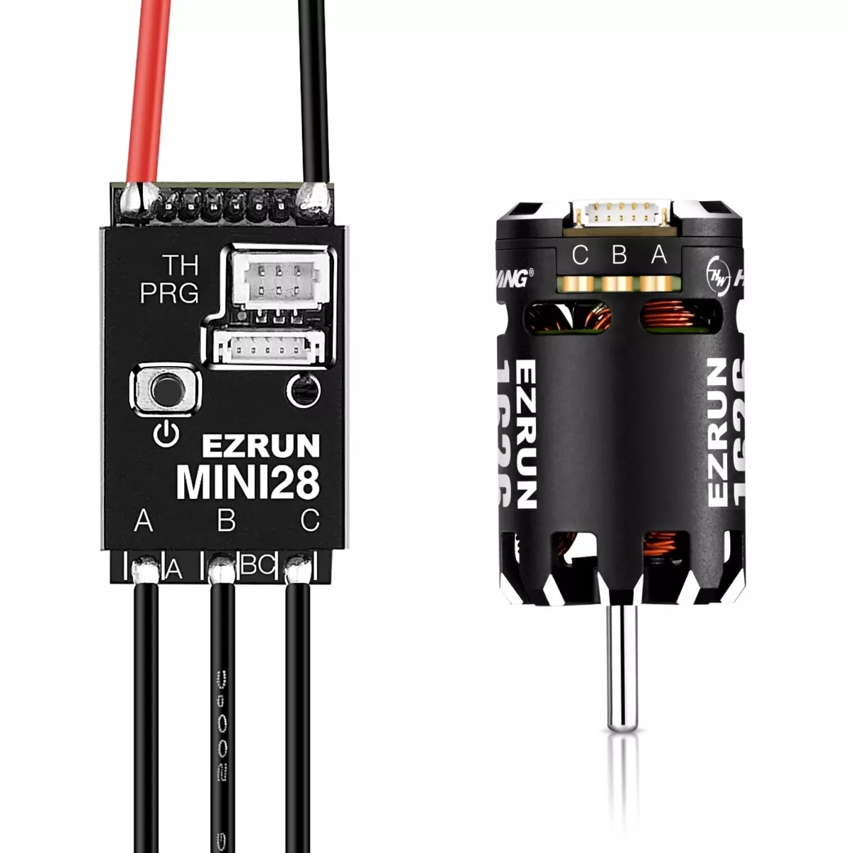 Комбо Hobbywing EZRUN Mini28: мотор 1626 с сенсором и регулятор ESC для радиоуправляемых авто