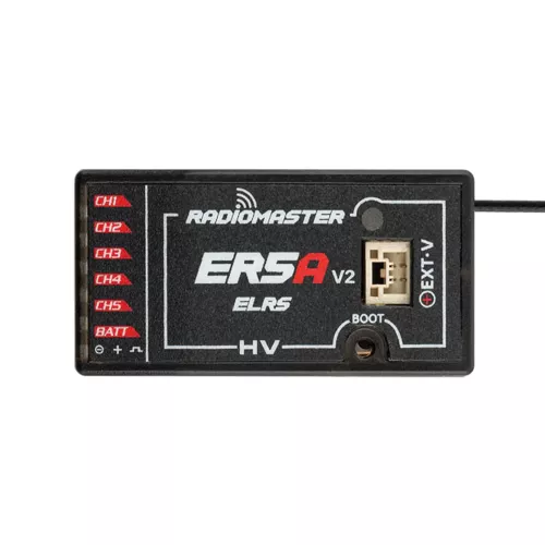 RadioMaster ER5A V2 2.4ГГц ELRS PWM приёмник для авиамоделей — управление до 5 сервоприводов