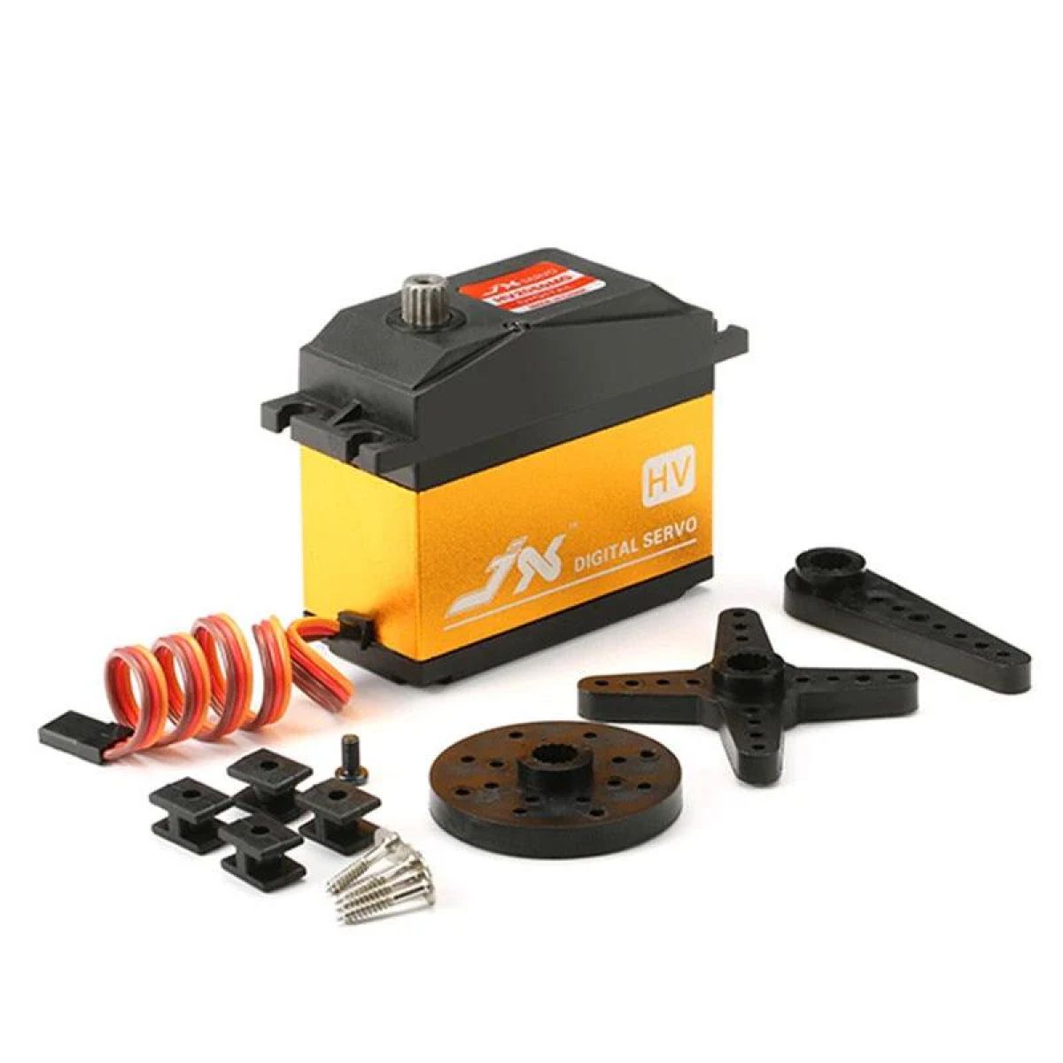 JX PDI-HV2060MG 60 кг цифровой серво 180° для вертолётов и роботов, аксессуары RC JX PDI-HV2060MG 60 кг цифровой серво 180° для вертолётов и роботов, аксессуары RC