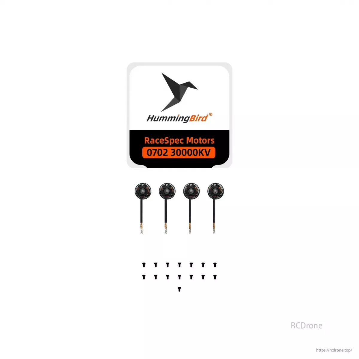 Набор 4шт NewBeeDrone Hummingbird 0702 30000KV 1S бесколлекторные FPV моторы (Standard / RaceSpec) Набор 4шт NewBeeDrone Hummingbird 0702 30000KV 1S бесколлекторные FPV моторы (Standard / RaceSpec)