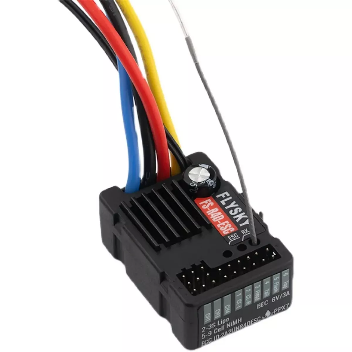 Приемник FlySky FS-R4D-ESC 2-в-1 для G7P/MG7, двунаправленный специализированный ресивер Приемник FlySky FS-R4D-ESC 2-в-1 для G7P/MG7, двунаправленный специализированный ресивер