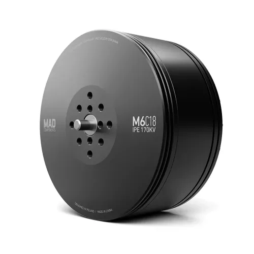 Бесколлекторный мотор MAD M6C18 IPE V3 12S 170KV/6S 330KV для квадрокоптеров до 13 кг и гексакоптеров до 20 кг