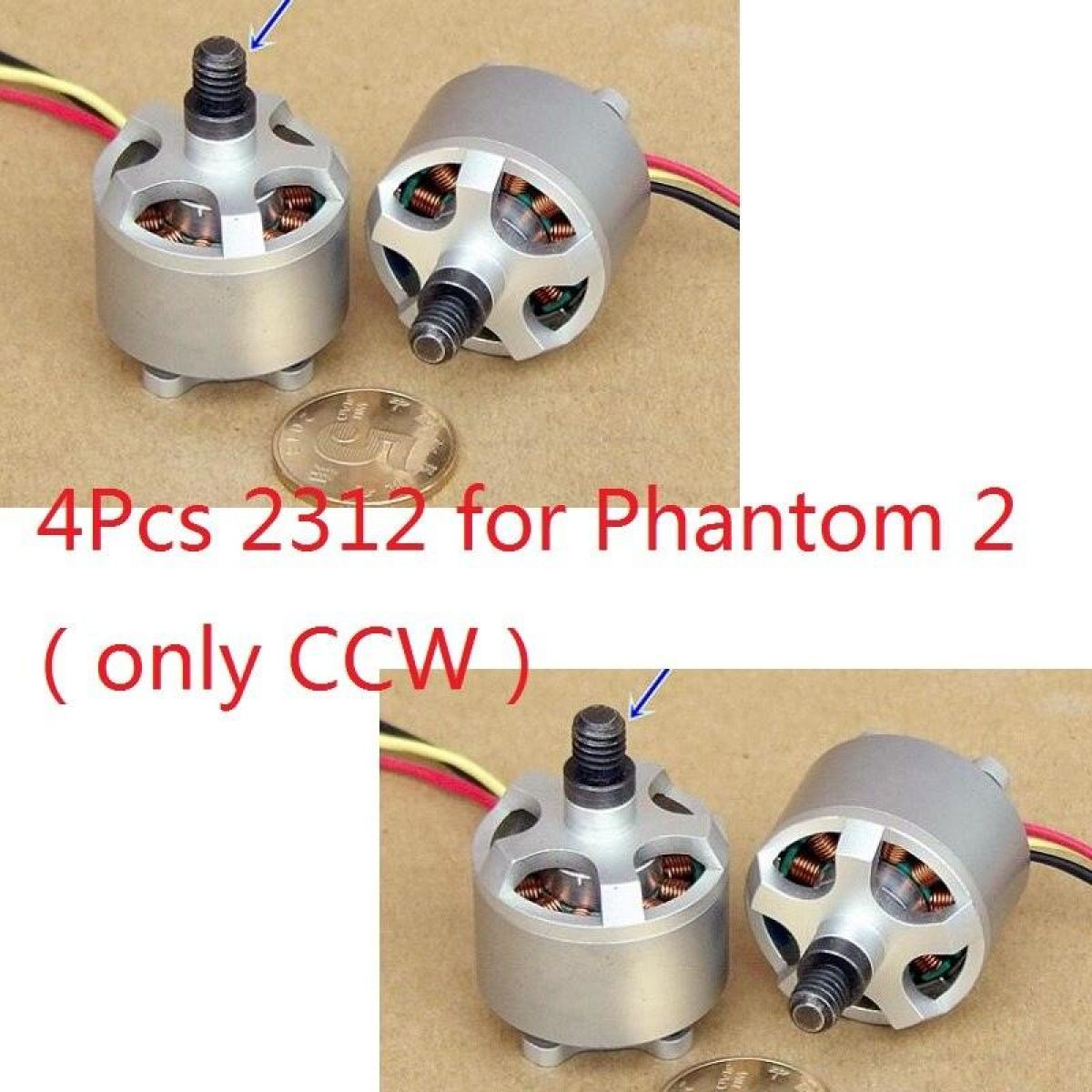 4шт DJI Phantom Оригинальные Бесщёточные моторы 2312/2312A/2312S для мультикоптеров 800KV/960KV CW/CCW 4шт DJI Phantom Оригинальные Бесщёточные моторы 2312/2312A/2312S для мультикоптеров 800KV/960KV CW/CCW