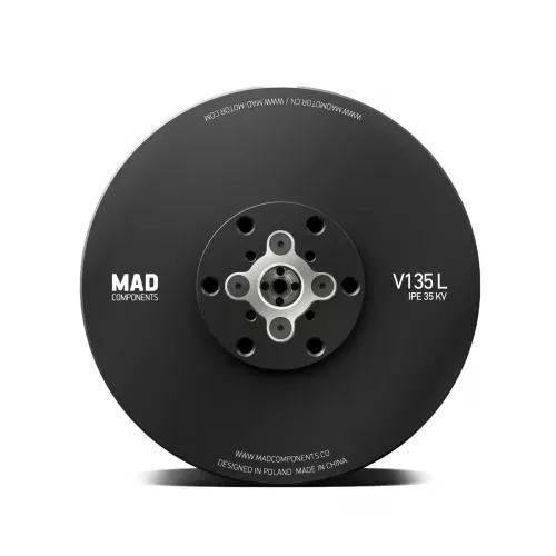 Бесколлекторный мотор MAD V135L IPE VTOL 24S 35KV 70кгс для летающего eVTOL