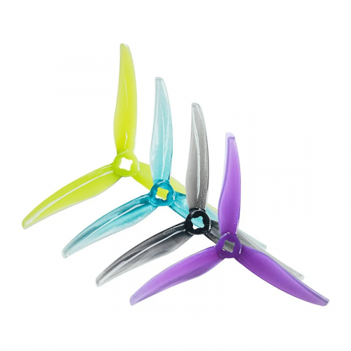 12 пар Gemfan Hurricane 4525 3-лопастные пропеллеры 4.5x2.5x3 для 2004 FPV мотора 4" дрона
