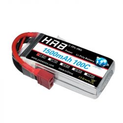 HRB 2S Lipo аккумулятор 1500mAh 7.4V 100C XT60 T Deans EC2 EC3 EC5 XT90 для FPV дрона, авто, лодки
