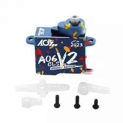 Юбилейный AGFRC A06CLS V2 - 3.0кг Титановый 0.052С 7г Быстрый Программируемый Микросерво для GLR GLA MRZ