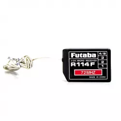 Futaba R114F-72H 72 МГц 4-канальный микро приёмник для парковых и медленных авиамоделей